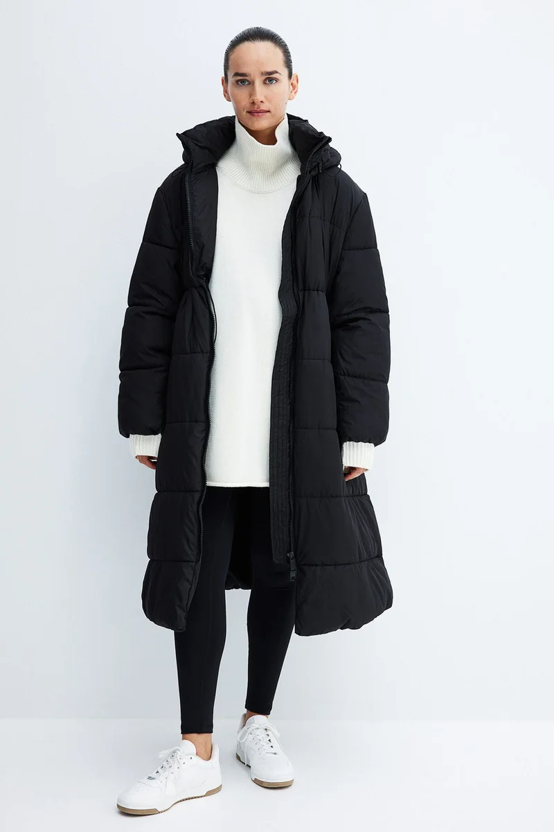 H&M Mama Hooded Puffer Coat