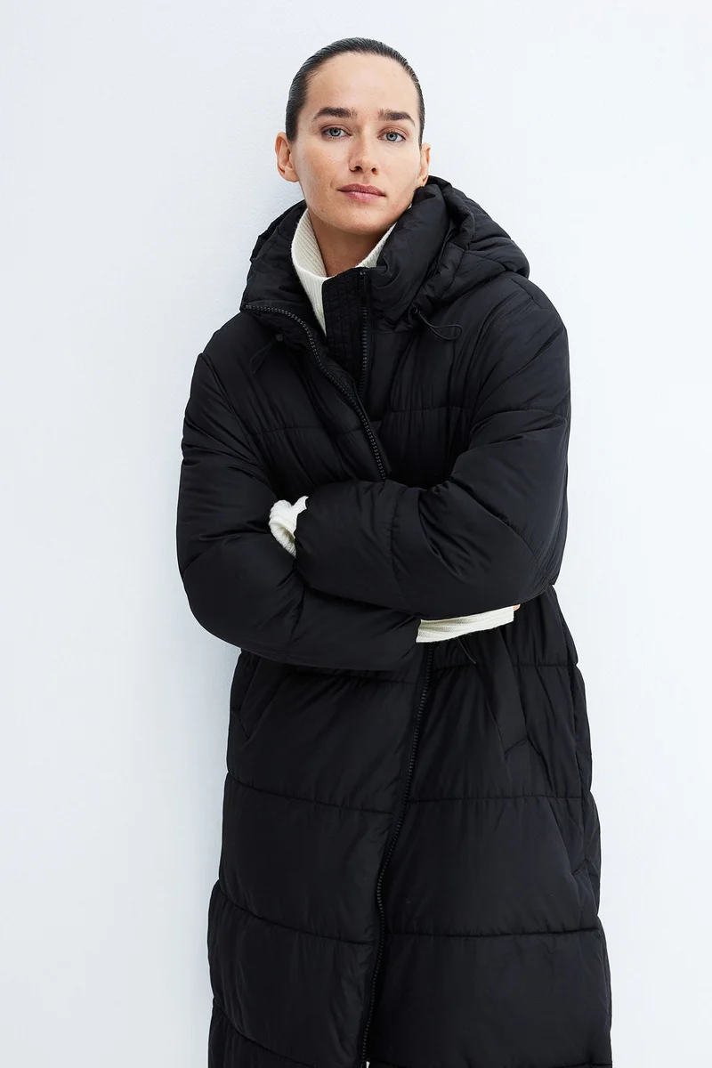 H&M Mama Hooded Puffer Coat