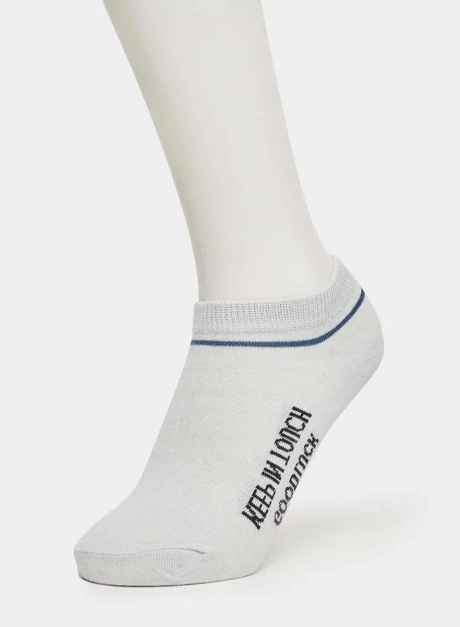 Styli Pack of 5 - Striped Detail Ankle Socks