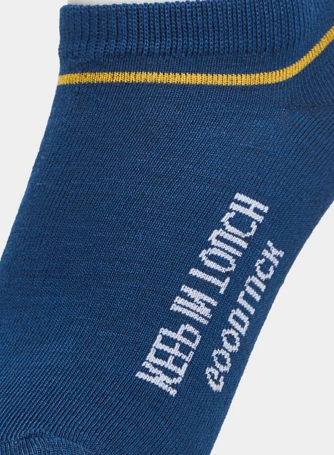 Styli  Pack of 5 - Striped Detail Ankle Socks for Men | Best Price UAE