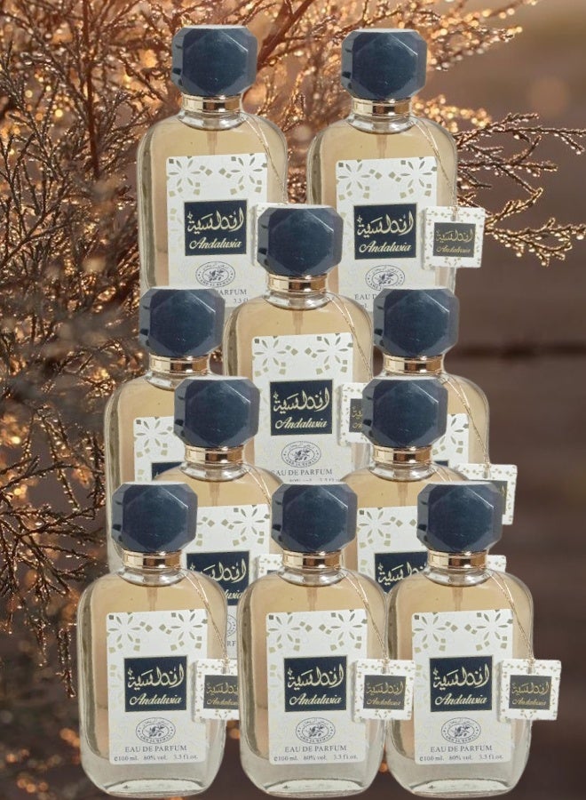 أرض الريحان 10 قطع عطر الأندلسية 100مل - Image 1