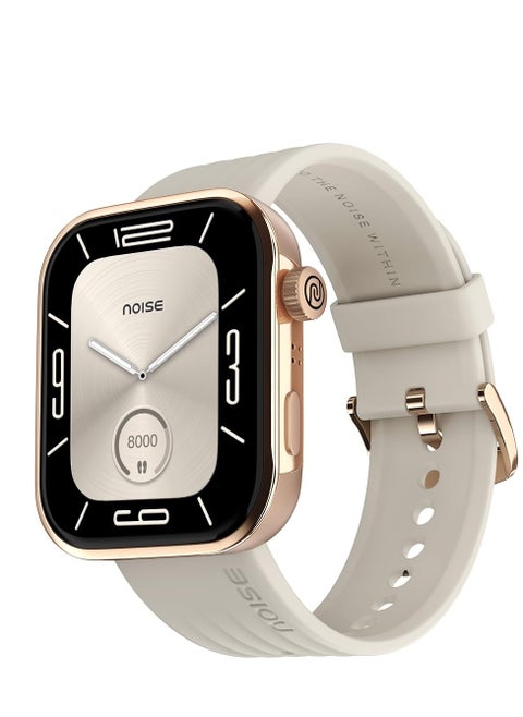 Noise biggest launch Pro 5 smart watch with 1.85" AMOLED display, BT calling, new DIY watch faces, ultra personalization with smart dock, productivity suite, 100 sports modes and more (starlight gold)