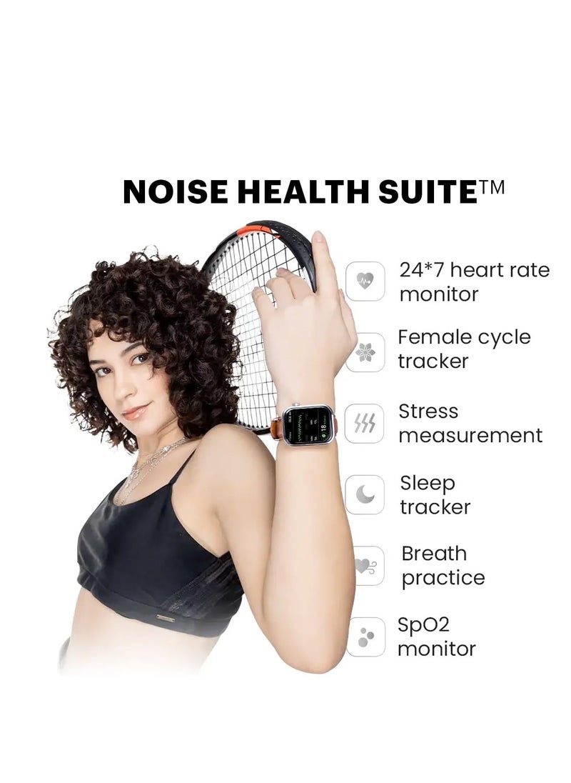 Generic - Noise biggest launch Pro 5 smart watch with 1.85" AMOLED display, BT calling, new DIY watch faces, ultra personalization with smart dock, productivity suite, 100 sports modes and more (starlight gold) - Image 1