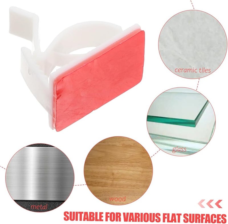 مشابك أسلاك أكريليك بيضاء قابلة للتعديل ذاتية اللصق لتنظيم الكابلات للمنزل والمكتب - Image 4