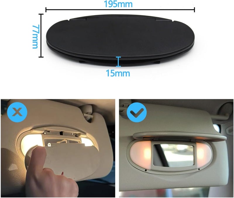 DEMULAX Car Sun Visor Vanity Mirror Cover for BMW MINI - Image 3