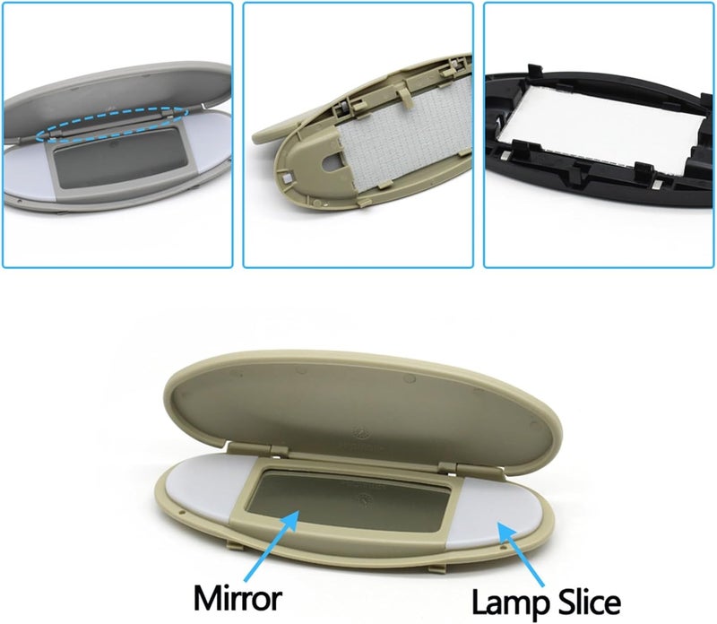 DEMULAX Car Sun Visor Vanity Mirror Cover for BMW MINI - Image 4