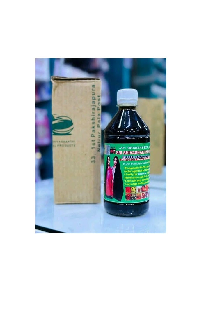 Generic 108 Herbs Indian Hair Growth Oil, 500ml Bottle Size: The Indian Family Secret for Long, Healthy Hair!  - Image 3
