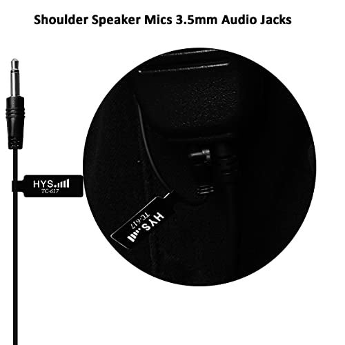 HYS 3.5mm Listen Only Earpiece Straight Plug Tactical Headset G Shape Soft Ear Hook for Transceivers/Radio Shoulder Speaker Mics 3.5mm Audio Jacks - Image 3