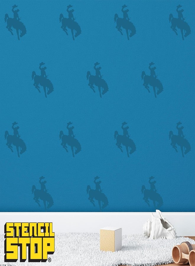 Stencil Stop استنسل توقف راعي البقر على حصان جامح - قابل لإعادة الاستخدام لمشاريع الأعمال اليدوية والرسم والتلوين والحرف اليدوية - بلاستيك مايلر 14 مل (10.25 × 12 بوصة) - Image 3