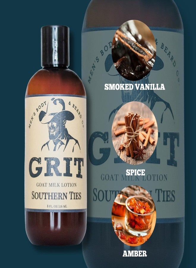 GRIT Goat Milk Body Lotion Southern Ties | All Natural | Dye-Free Lotion | Enriched with Nourishing Goat Milk | 8 Fl oz - Image 2