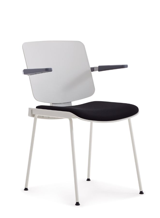 Training Chair with PP Fiber Back and Seat – Aluminium Alloy Armrest, High-Density Sponge - Image 1