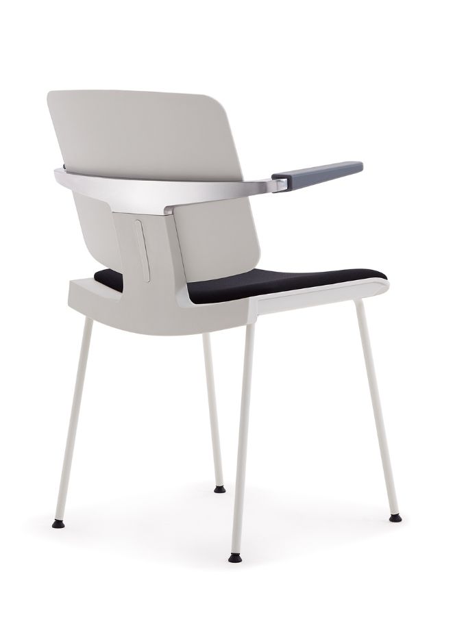 Training Chair with PP Fiber Back and Seat – Aluminium Alloy Armrest, High-Density Sponge - Image 4