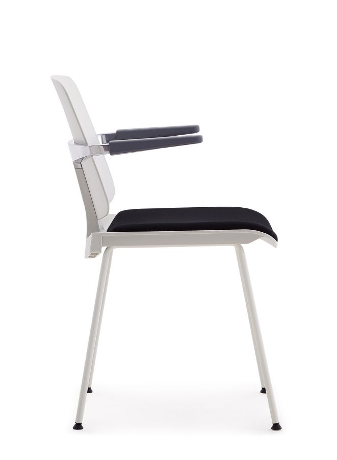 Training Chair with PP Fiber Back and Seat – Aluminium Alloy Armrest, High-Density Sponge - Image 2