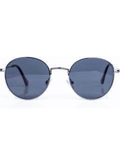 Focus On Round Gunmetal Sunglasses  - Image 1
