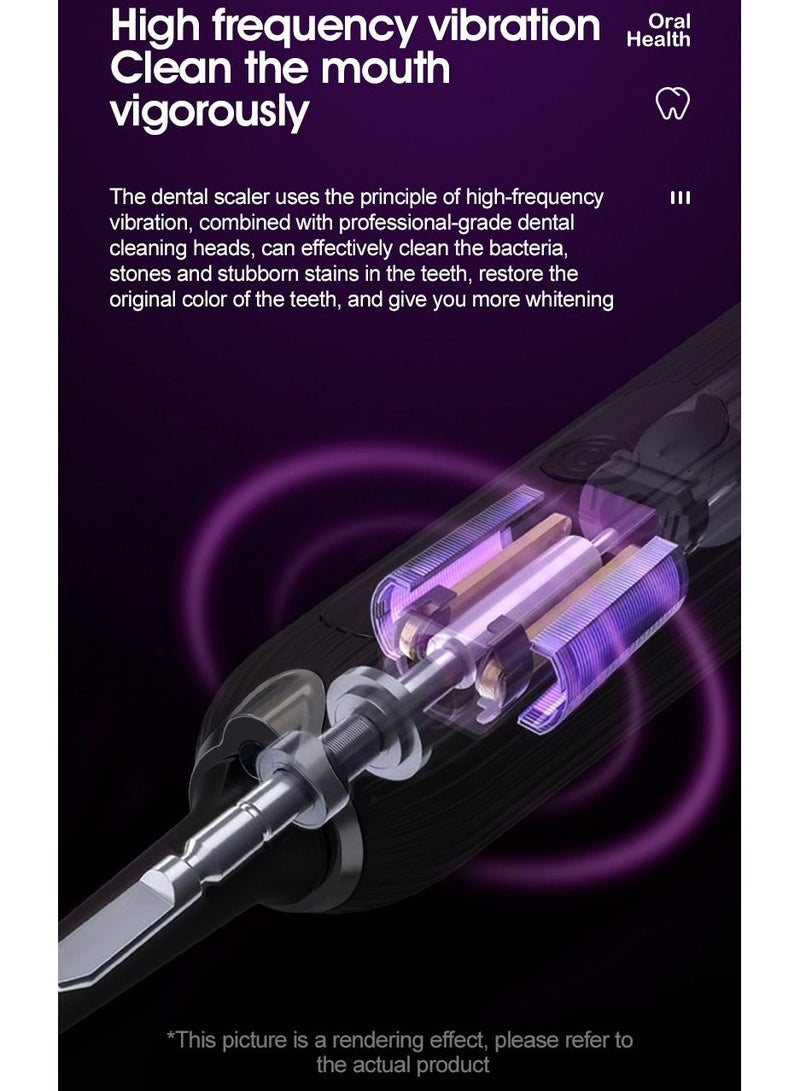 general Sonic Scaler, Calculus Remover, Dental Care Tools Electric Scaler Flosser - Image 5