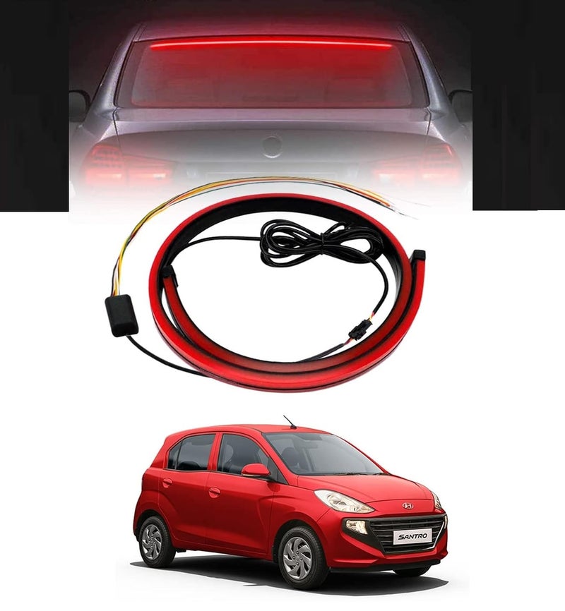 DDSONS Car 90CM Rear Windshield Brake Strip LED Red Warning Light for Hyundai Santro - Image 1
