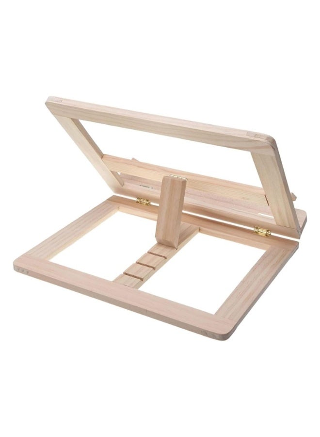 يُسلِّم حامل كتب، حامل طاولة خشبي، حامل كتب طبخ، حامل كتب لوحية، حامل قراءة - Image 4