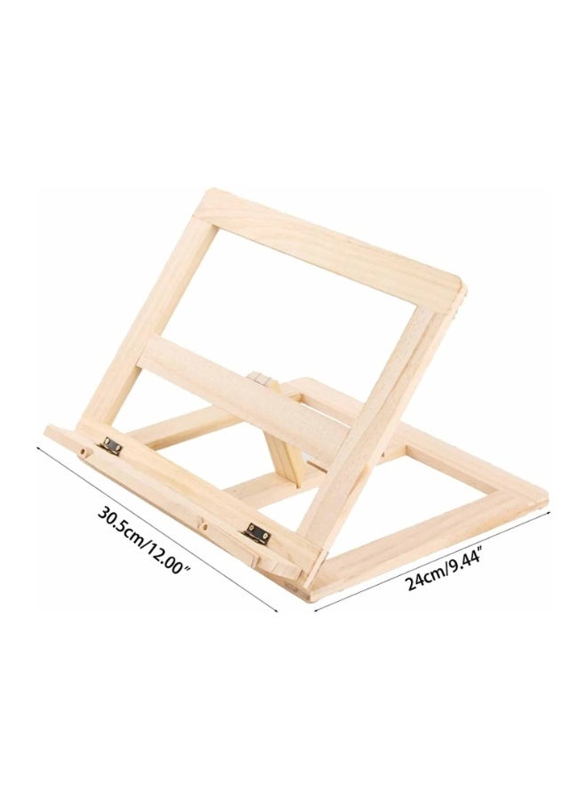 يُسلِّم حامل كتب، حامل طاولة خشبي، حامل كتب طبخ، حامل كتب لوحية، حامل قراءة - Image 2