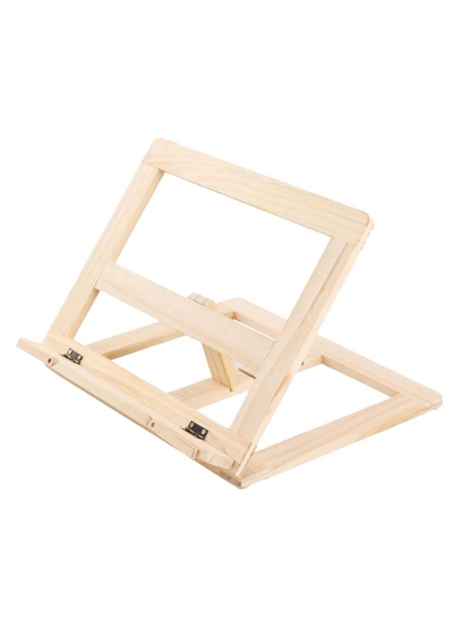 يُسلِّم حامل كتب، حامل طاولة خشبي، حامل كتب طبخ، حامل كتب لوحية، حامل قراءة - Image 1