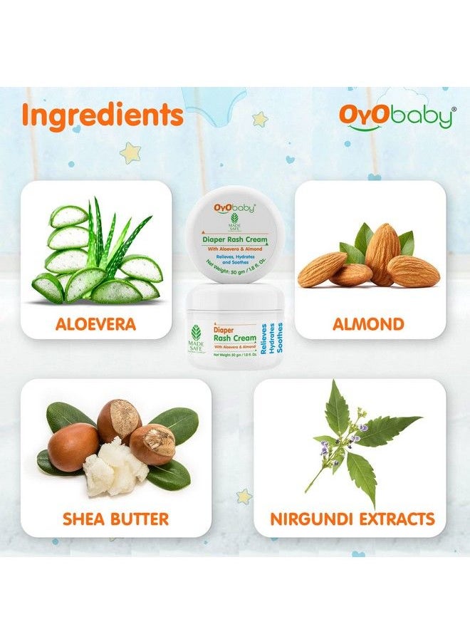 OYO BABY - Diaper Rash Cream For Baby;Diaper Rash Cream 50Gm - Image 1