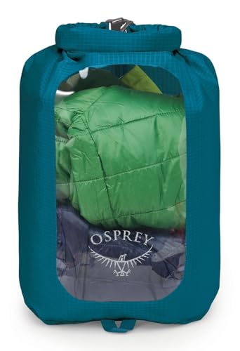Osprey 12L Waterproof Dry Sack with Window Waterfront Blue - Image 1