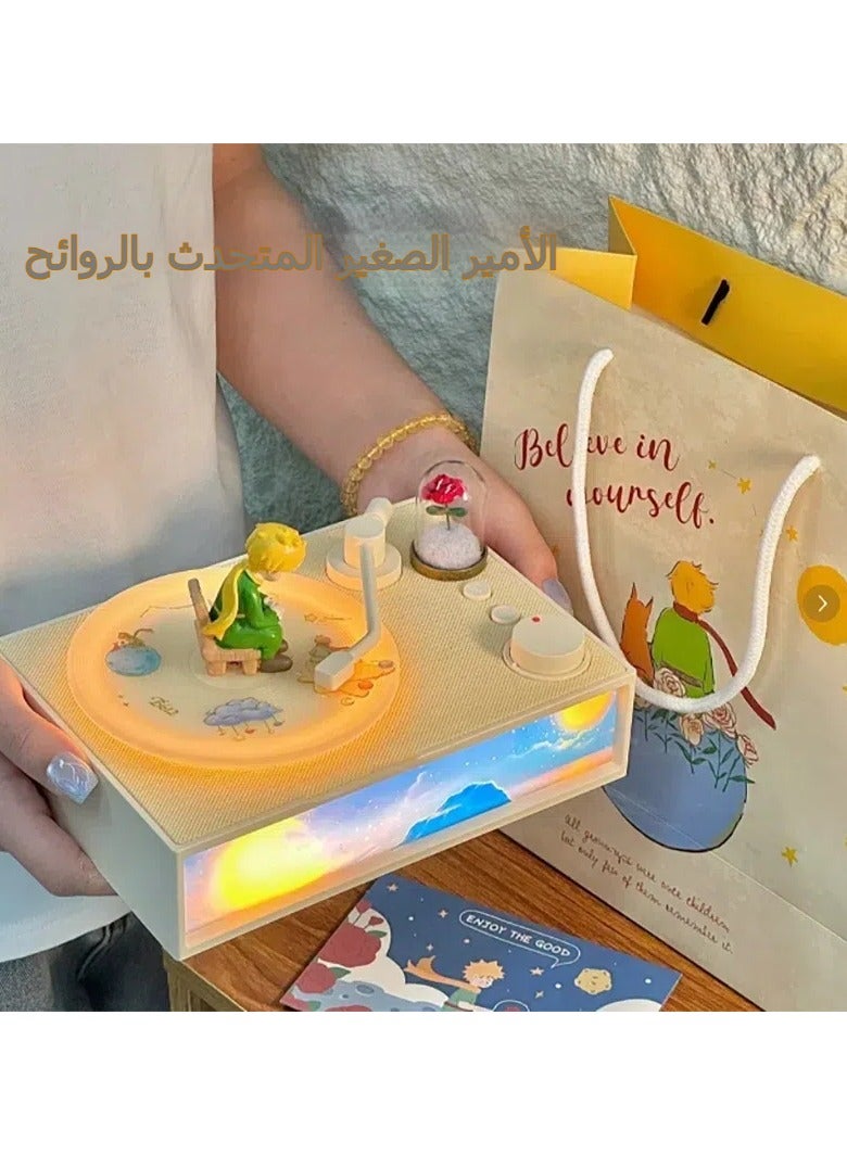 The Little Prince Aromatherapy Bluetooth Speaker, New Year's Gifts, Birthday Gift Audio, New Year's Lighting Painting Small Speaker - Image 5