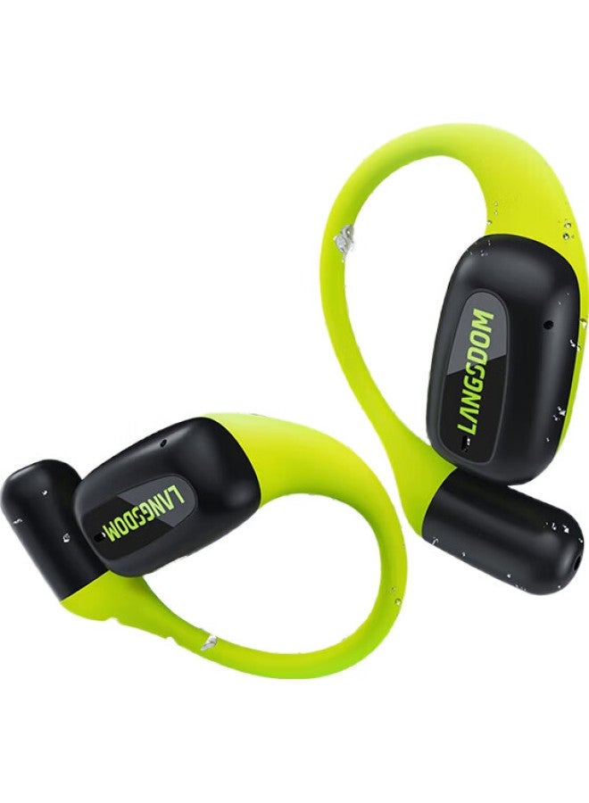 Langston Airfit Bluetooth Headphones, Ear-Hook Style, Bone Conduction Concept, Open-Ear, Dual Microphone Noise Reduction For Sports, Running, Cycling, Compatible With Apple And Xiaomi Phones, Starry Black - Image 2