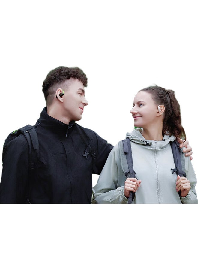 Langston Airfit Bluetooth Headphones, Ear-Hook Style, Bone Conduction Concept, Open-Ear, Dual Microphone Noise Reduction For Sports, Running, Cycling, Compatible With Apple And Xiaomi Phones, Starry Black - Image 1