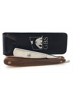G.B.S Straight Edge Steel Barber Shaving Straight Razor, Handmade, Sharp, Carbon Steel Blade, Vintage Wood Handle  - Image 1