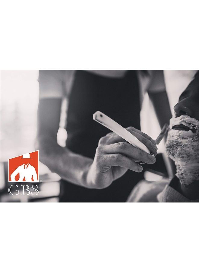 G.B.S Straight Edge Steel Barber Shaving Straight Razor, Handmade, Sharp, Carbon Steel Blade, Vintage Wood Handle - Image 5