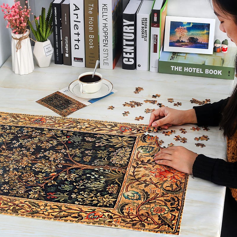 Ingooood- Jigsaw Puzzles 1000 Pieces for Adult- Tranquil Series- Garden of Delight_IG-0363 Entertainment Wooden Puzzles Toys - Image 4