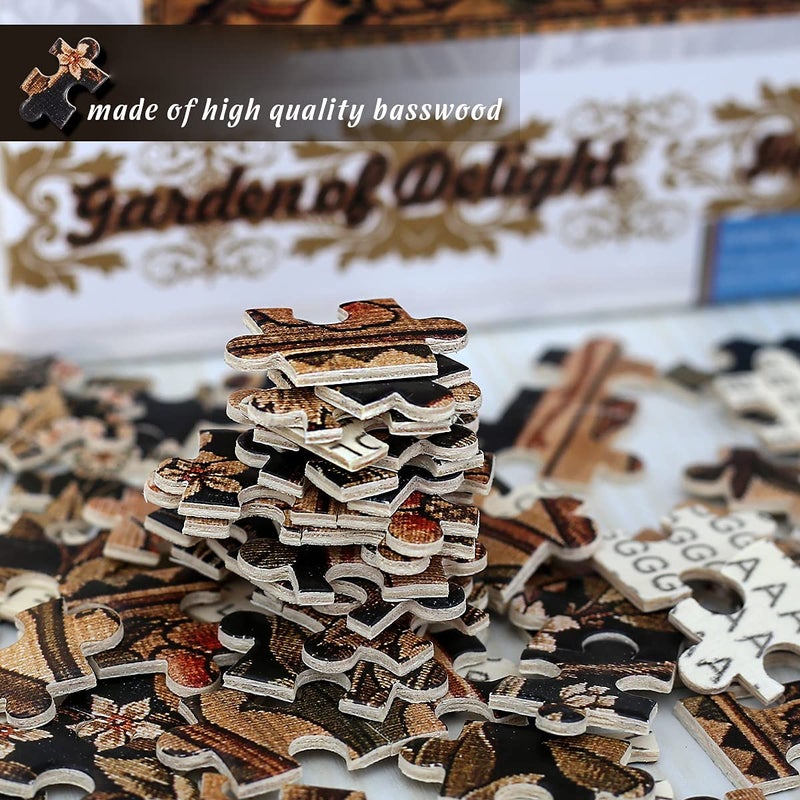 Ingooood- Jigsaw Puzzles 1000 Pieces for Adult- Tranquil Series- Garden of Delight_IG-0363 Entertainment Wooden Puzzles Toys - Image 3