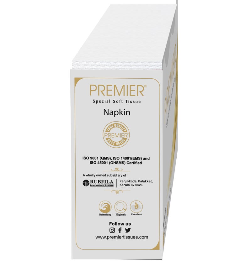 Premier Tissue Paper Napkins, 1 Ply - 90 Pulls (Pack of 6), 540 sheets | Ultra Absorbent Special Soft Tissue Napkins for Salons & Spa, Perfect for event, offices - Image 5