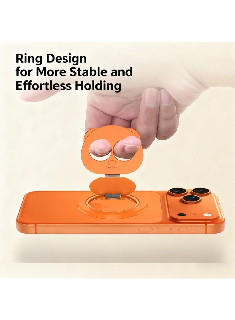 بولوز امتصاص مغناطيسي مزدوج قابل للطي قوس دوار كسول سطح المكتب قابل للتعديل حلقة مشبك قوس الهاتف المحمول المحمول - Image 4