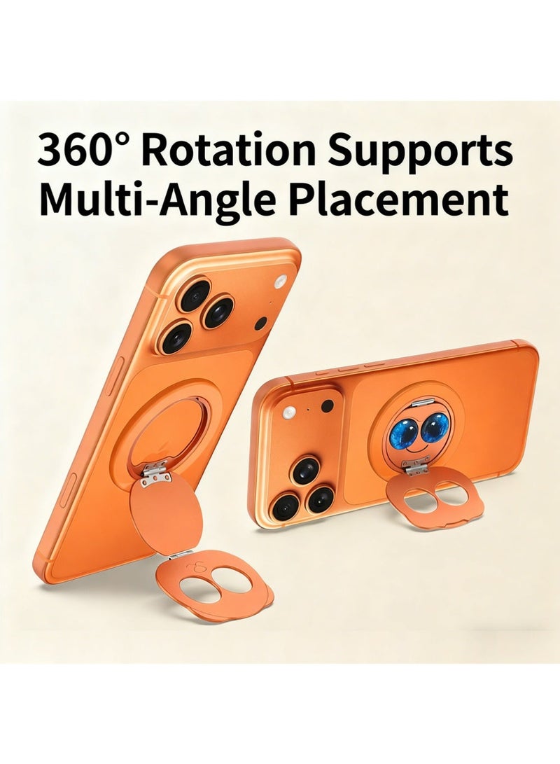 بولوز امتصاص مغناطيسي مزدوج قابل للطي قوس دوار كسول سطح المكتب قابل للتعديل حلقة مشبك قوس الهاتف المحمول المحمول - Image 3
