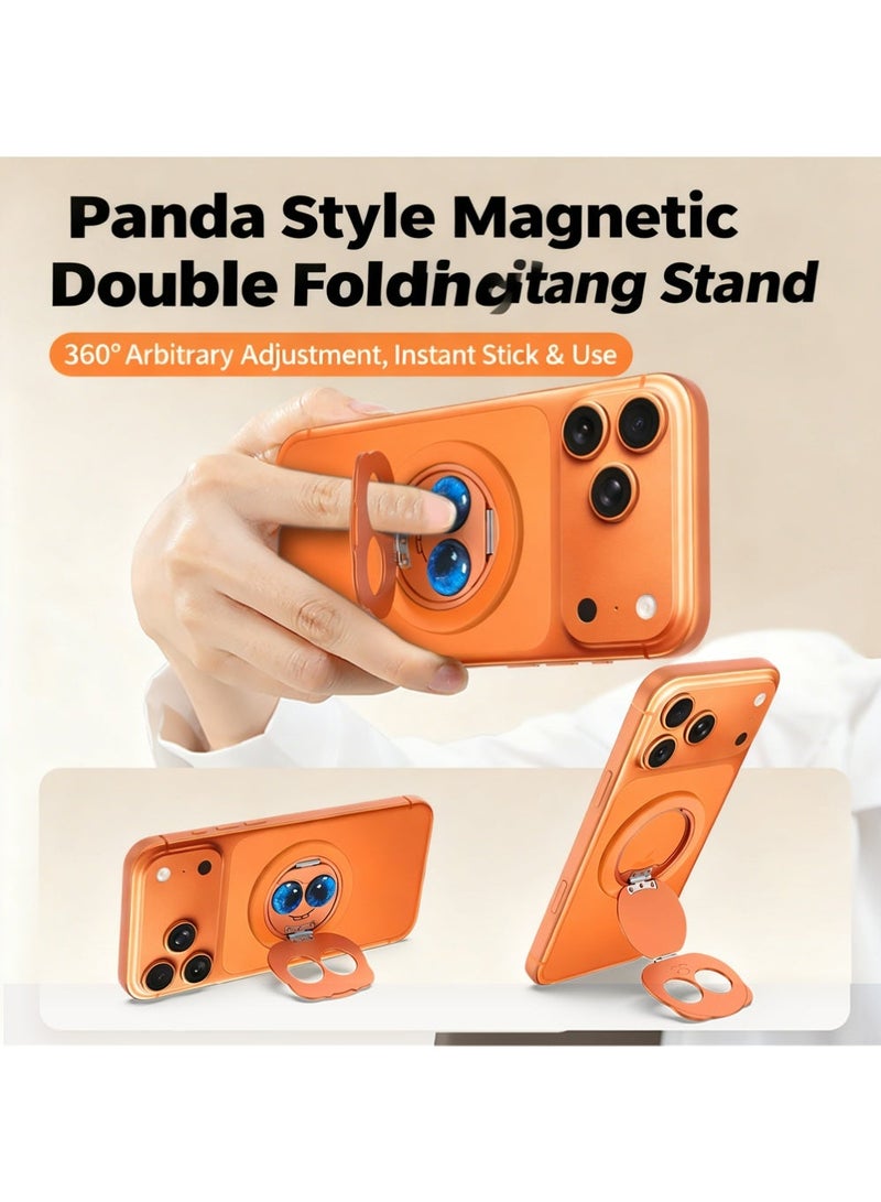 بولوز امتصاص مغناطيسي مزدوج قابل للطي قوس دوار كسول سطح المكتب قابل للتعديل حلقة مشبك قوس الهاتف المحمول المحمول - Image 2