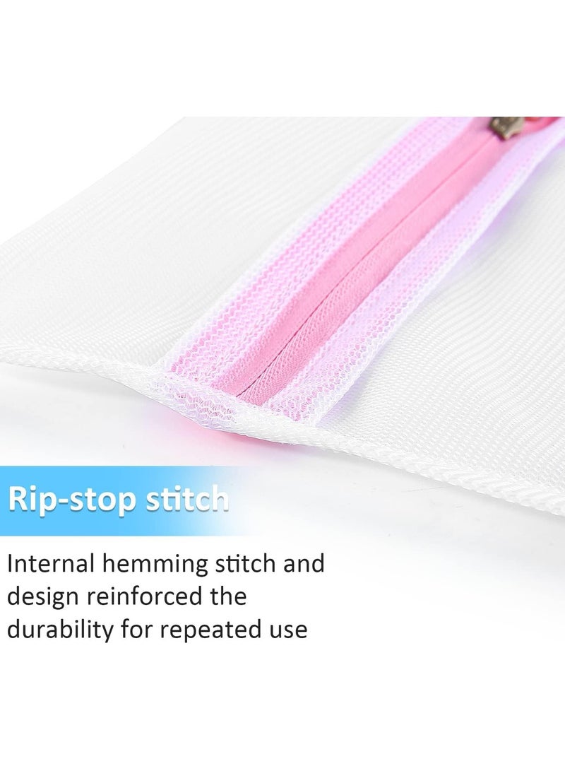 7PCS Mesh Laundry Bags,Reusable Durable Washing Machine Bag with Zipper for Delicates Blouse, Hosiery, Underwear, Bra, Lingerie and Baby Clothes ﻿ - Image 4