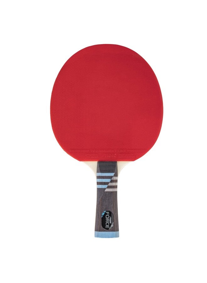 Stiga Blaze And Force Ping Pong Paddle - 5-Ply Blade - 2Mm Sponge - Flared Handle For Improved Control - Image 3
