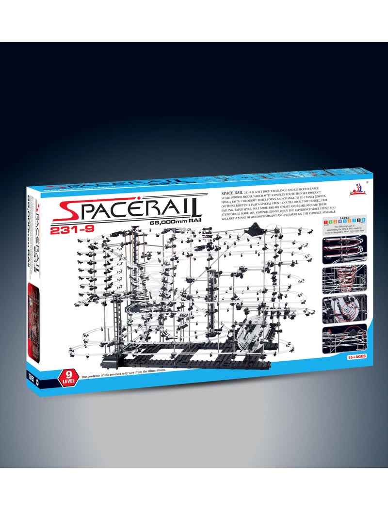 SPACERAIL SpaceRail 1578 pcs, Level 9 Game, Marble Roller Coaster Kit  - Image 1