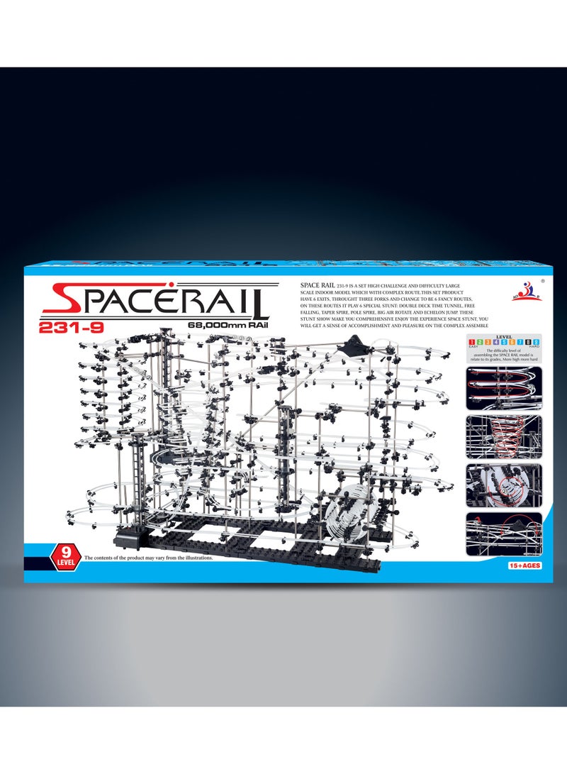 SPACERAIL SpaceRail 1578 pcs, Level 9 Game, Marble Roller Coaster Kit  - Image 3