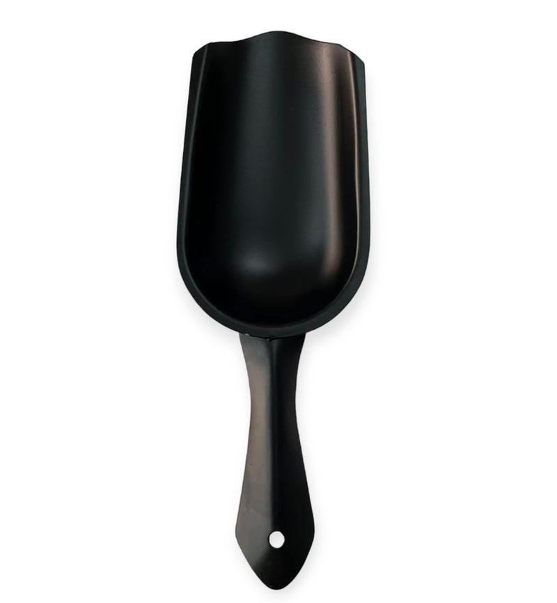 Proniks Stainless Steel Ice Scoop Food Scoop Metal Ice Scooper for Kitchen Bar Party Wedding, Heavy Duty & Sturdy, Easy Storage & Versatile, Matt Black Serving Scoop. - Image 4
