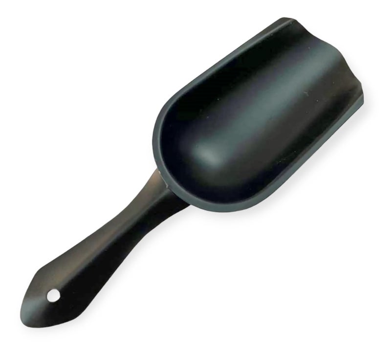 Proniks Stainless Steel Ice Scoop Food Scoop Metal Ice Scooper for Kitchen Bar Party Wedding, Heavy Duty & Sturdy, Easy Storage & Versatile, Matt Black Serving Scoop. - Image 2