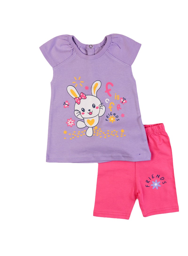 Zercon Summer Pajama Set for Newborn Babies 6241 - Image 1