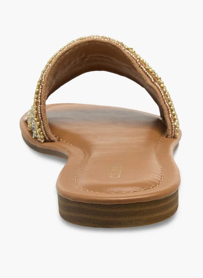 Celeste BEIGE Women Slip-On Sandals for Women | Best Price UAE