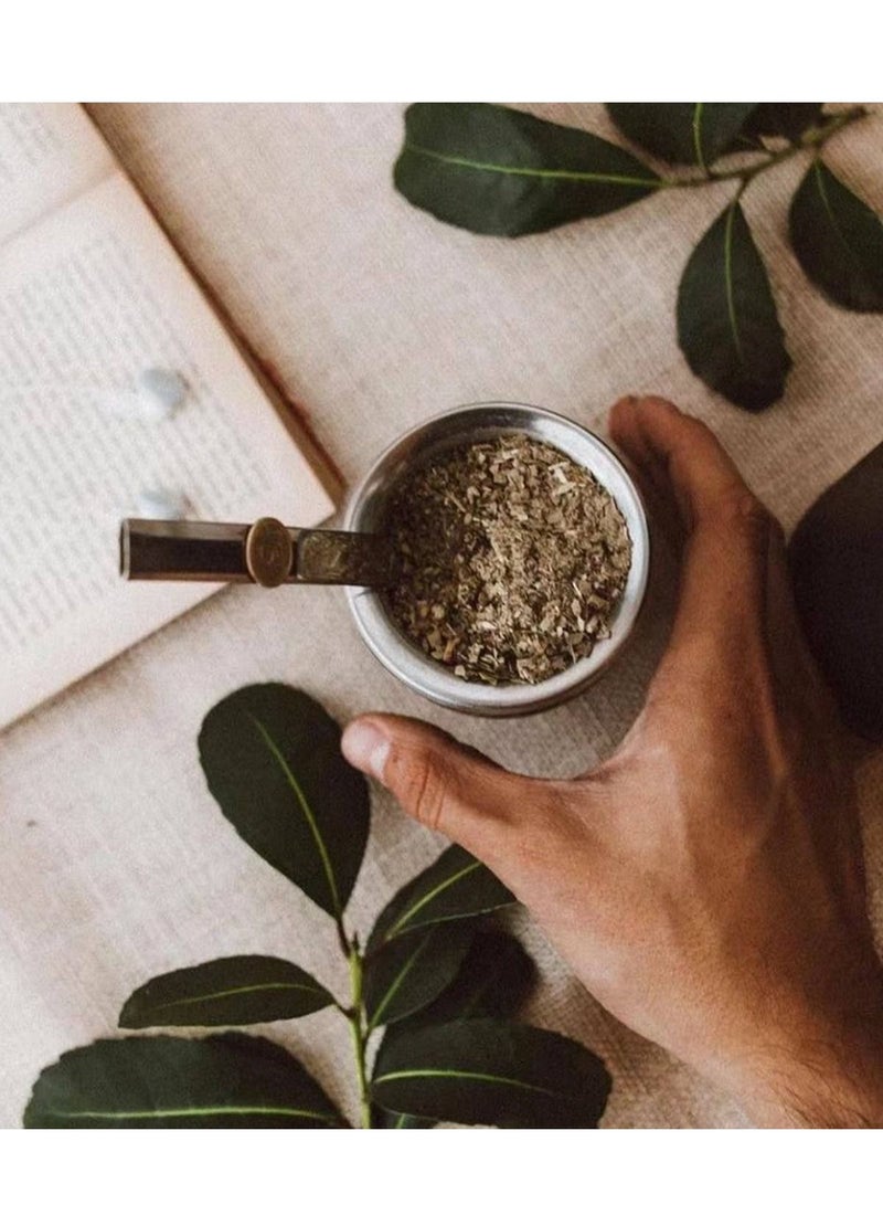 RATSAW Yerba Mate Tea Cup Set  Mate Gourds Cup with Straws and Double Wall Insulation Stainless Steel  8oz Green - Image 5