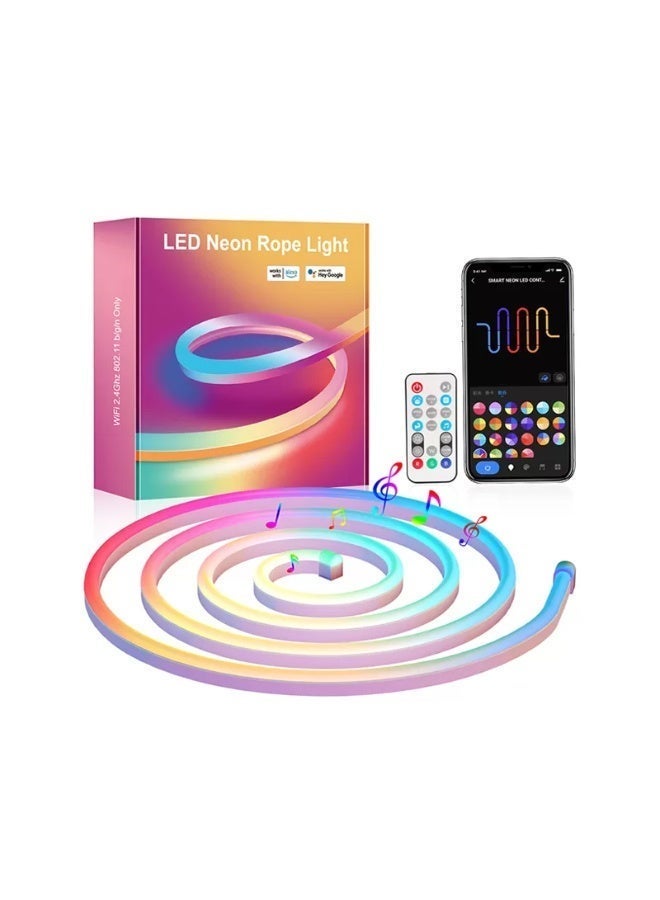 سيت أب ماستر طقم إضاءة نيون LED متعدد التحكم بالألوان والموسيقى 5V - Image 1