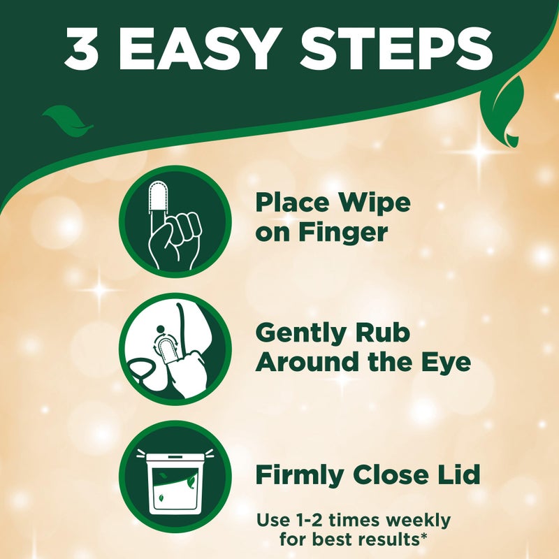 Vet's Best Eye Cleansing Wipes for Dogs, Gentle Tear Stain Remover For Dogs, Eye Wipes for Dogs with Aloe Vera & Witch Hazel (50 Count Dog Eye Wipes) - Image 3