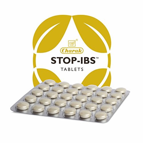 Charak Pharma Stop-IBS Tablet for Relief in Irritable Bowel Syndrome & Relieves Abdominal Gases | Healing Herbs Sunthi, Bilva & Musta (30 tablets) - Image 1