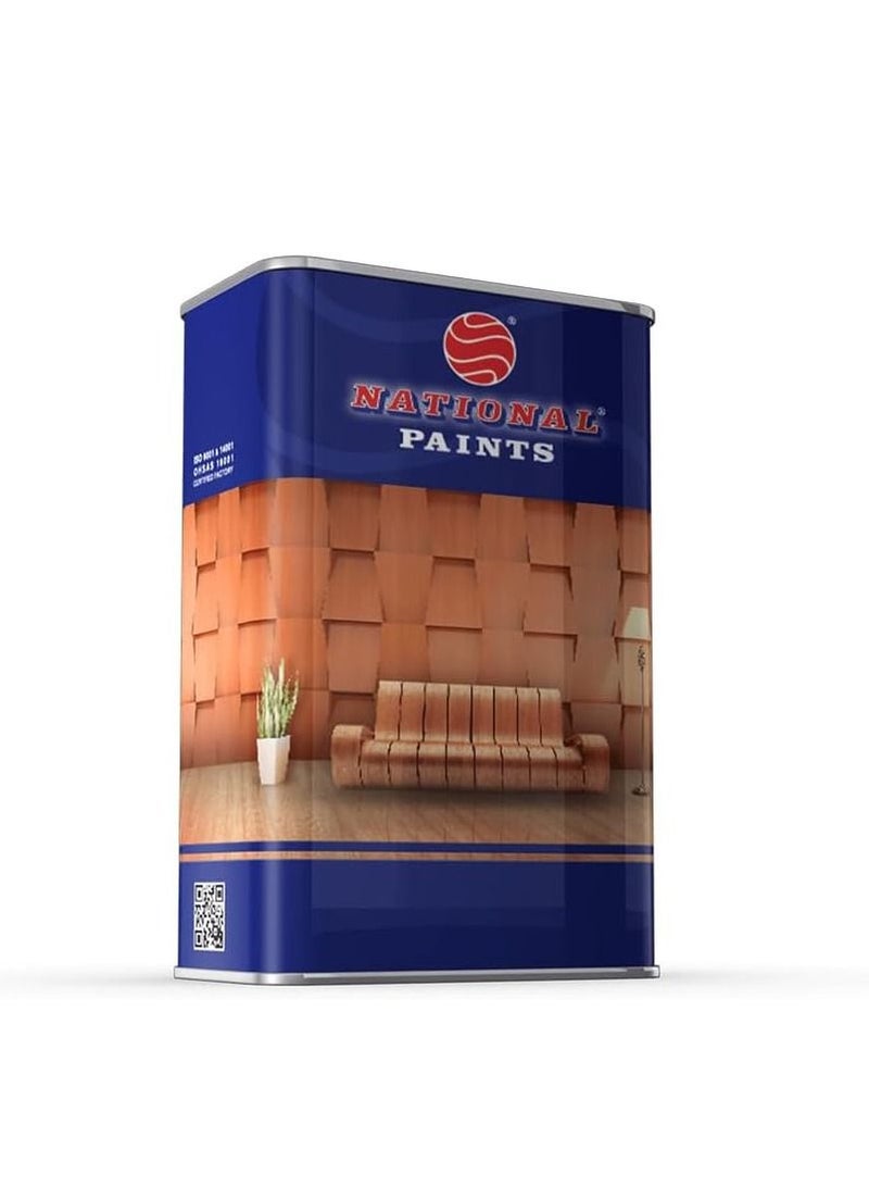 ناشونال بينتس دهانات ناشونال طلاء خشب أبنوسي N-034 (1 لتر) ممتاز سريع الجفاف - Image 1