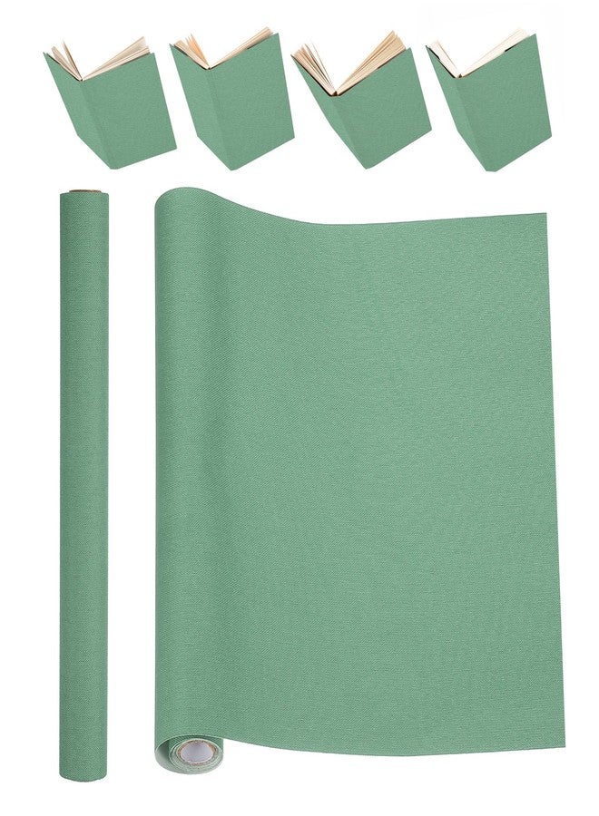 PATIKIL Book Binding Cloth, 51 x 11 Inches Book Cloth for Binding Repairing Fabric Surface Paper Backed Bookbinding Supplies, Green - Image 1